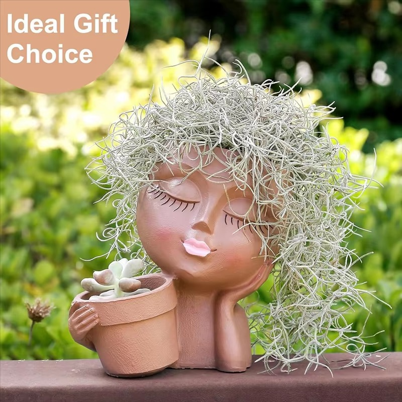 BowLift | Chic Dual Face Head Planters for Indoor and Outdoor Use