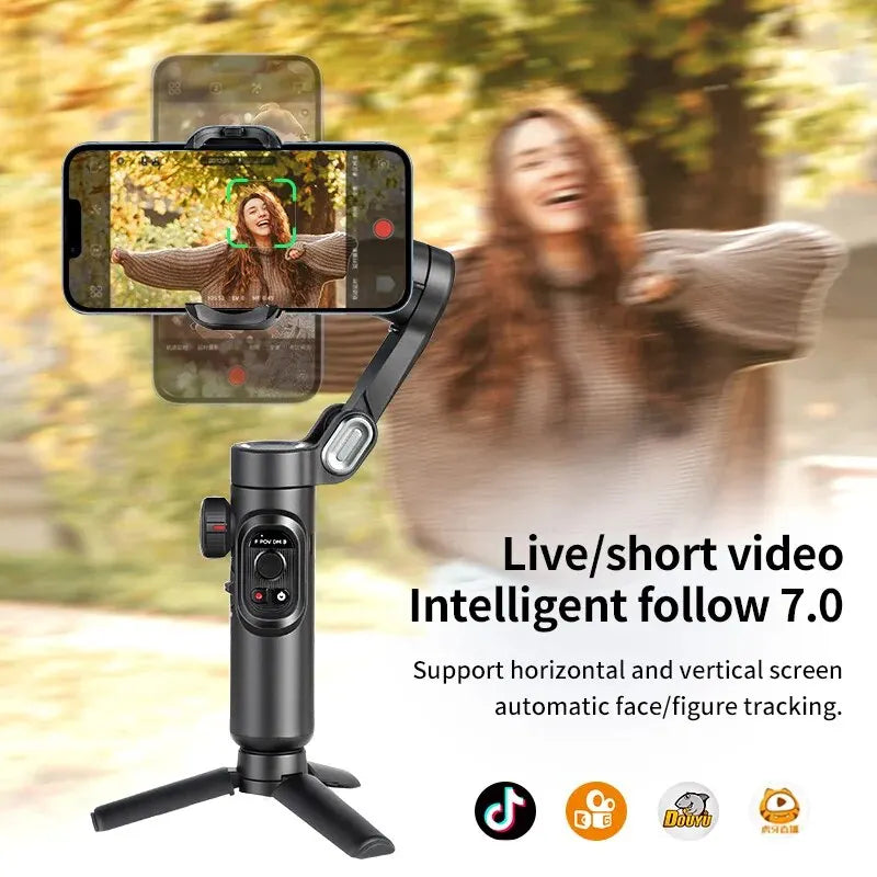 BowLift | 3-Axis Smartphone Gimbal Stabiliser with AI Tracking & Face Detection – Alvion