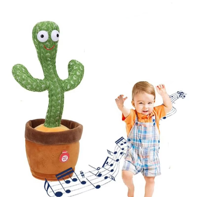 BowLift | Interactive Sing & Dance Cactus Plush Toy with 120 Songs