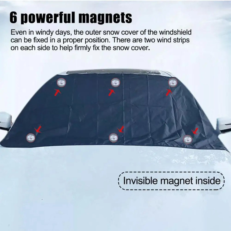 BowLift | AllWeather Shield – Magnetic Windshield Protector for Car, Anti-Frost & UV