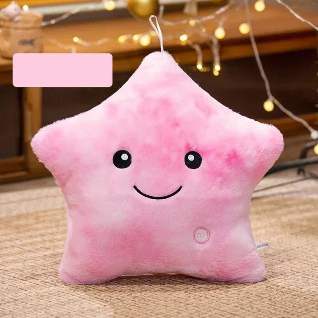 BowLift | LED Star Plush Light - Soft Glow Star Pillow Doll, Plush Toy for Kids & Home Decor, Perfect Birthday Gift