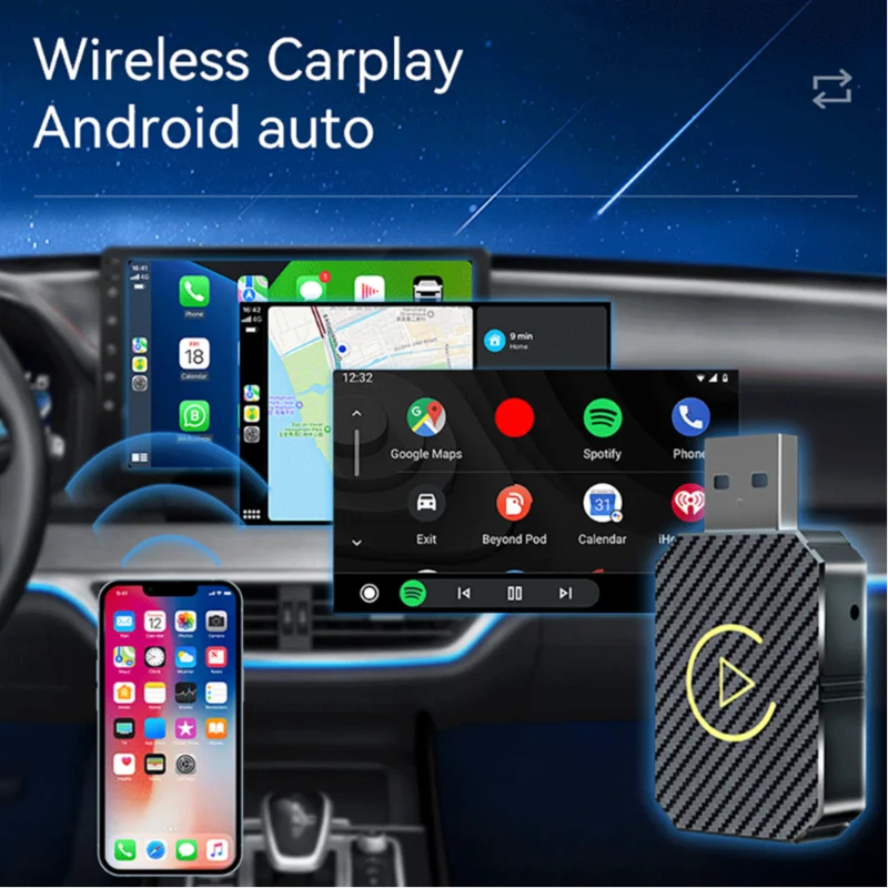 BowLift | 2 in 1 USB Mini Wireless CarPlay