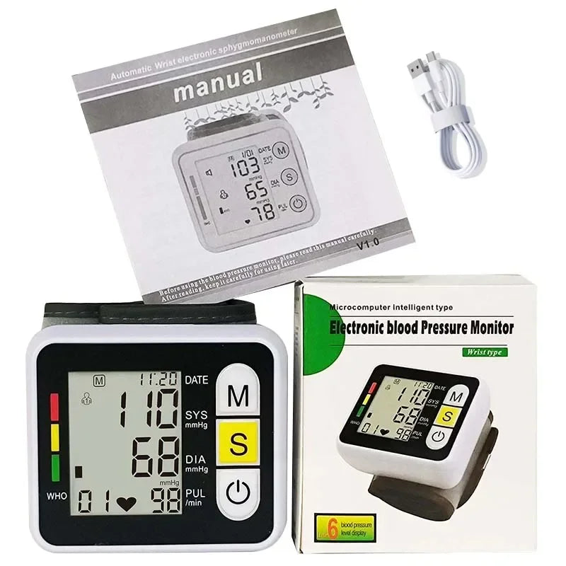 BowLift | Digital Wrist Blood Pressure Monitor with LCD Display – PulseTrack