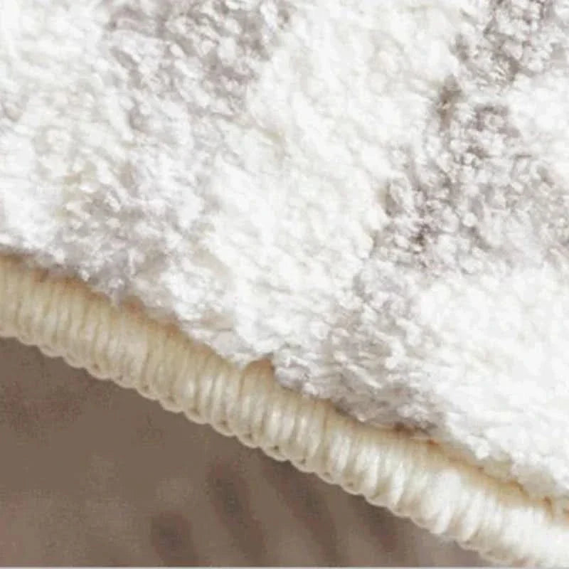 BowLift | Japanese Style Irregular Plush Rug with Non-Slip Backing