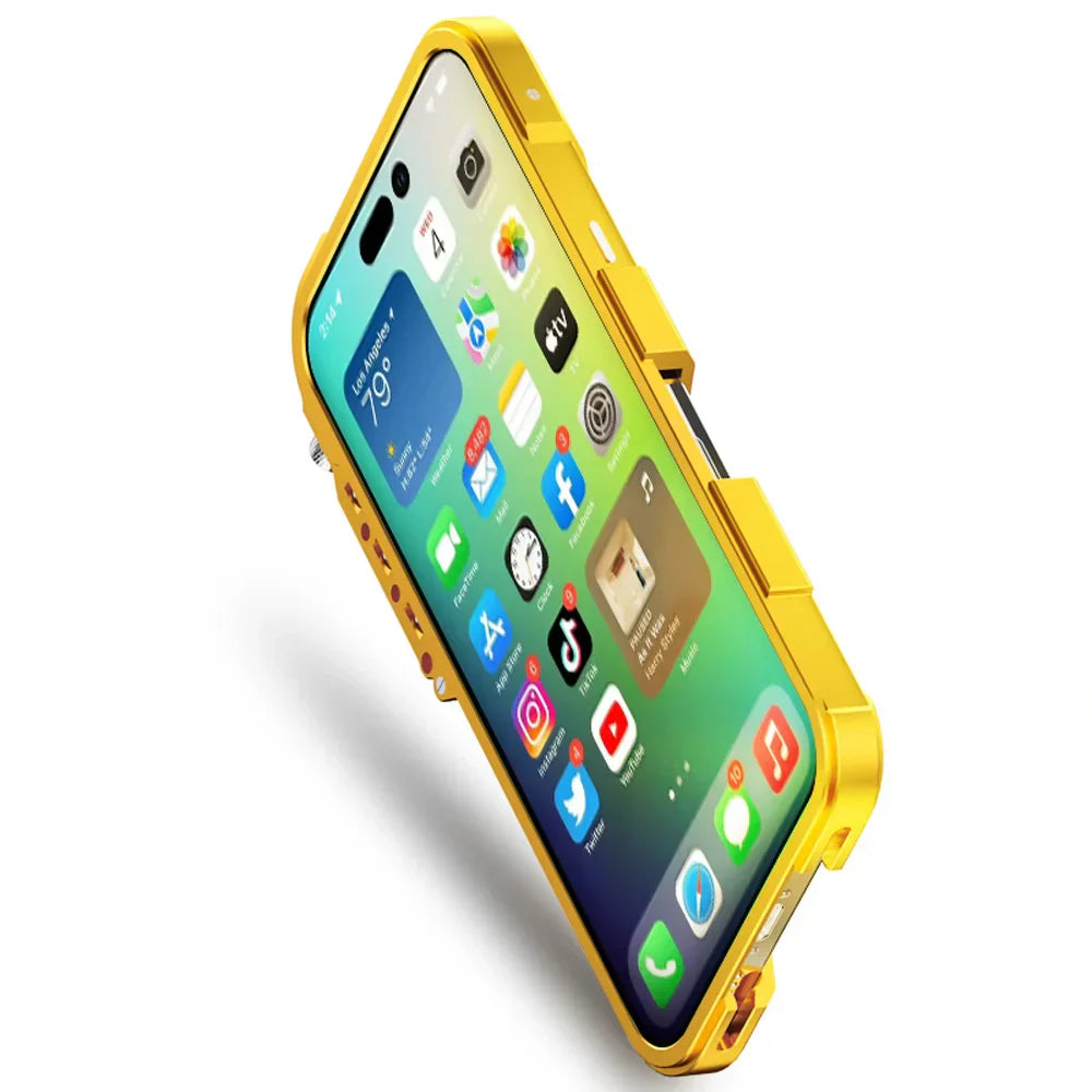 BowLift | Tactical Grip Shockproof Alloy Frame iPhone Case