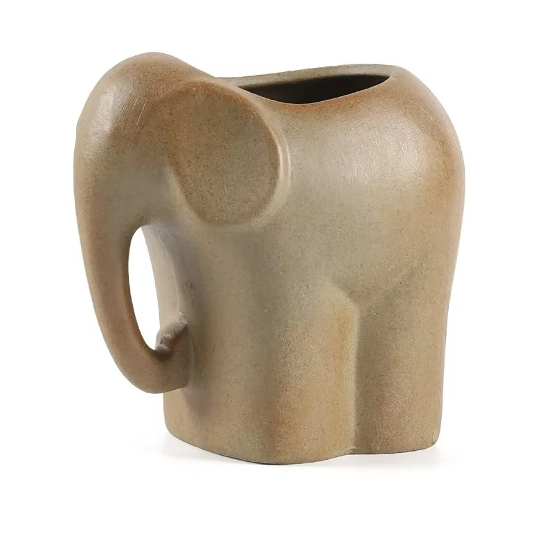 BowLift | Handcrafted Animal Ceramic Succulent Pots, Small Breathable Desktop Planters