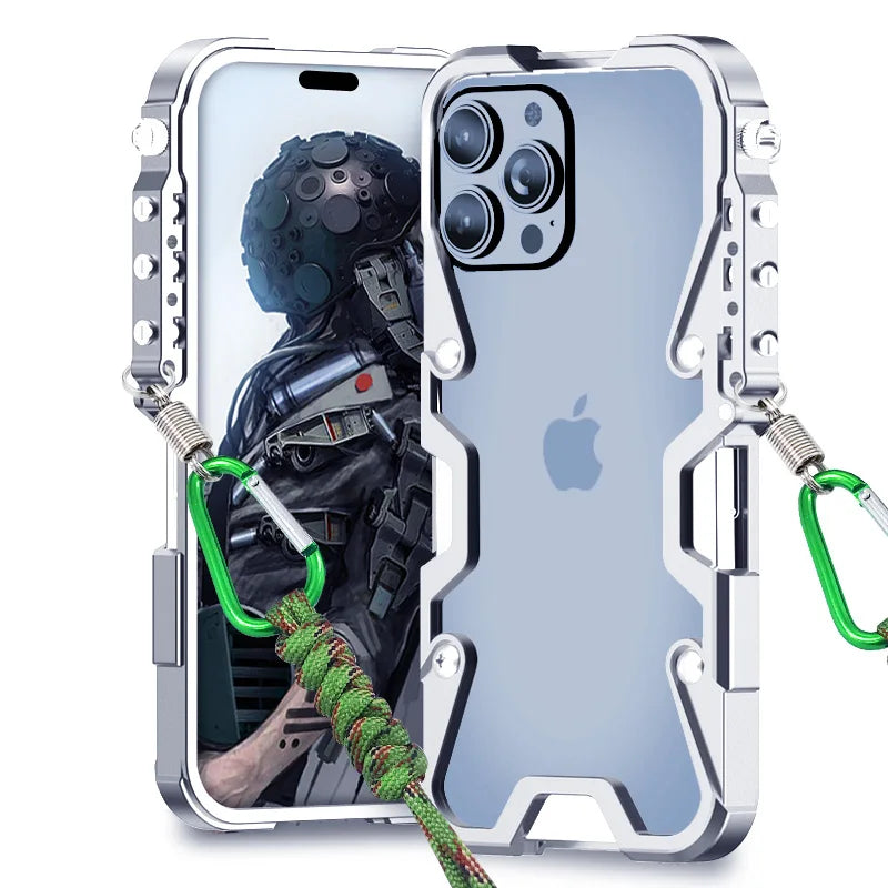 BowLift | Tactical Grip Shockproof Alloy Frame iPhone Case