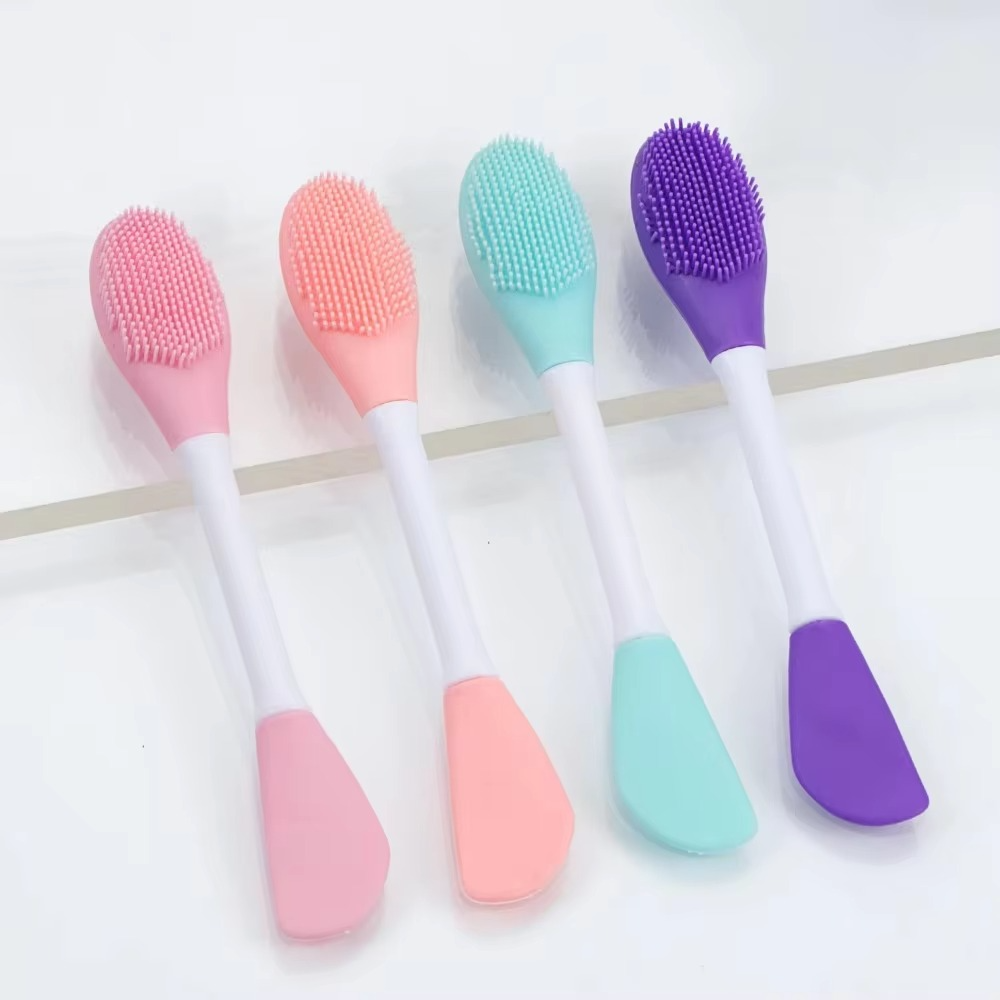 BowLift | Double Head Silicone Face Mask Brush and Facial Pore Cleaner