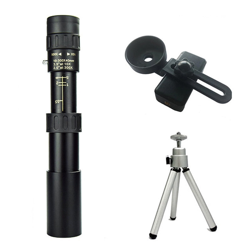 BowLift | 10-300X Zoom Telescope