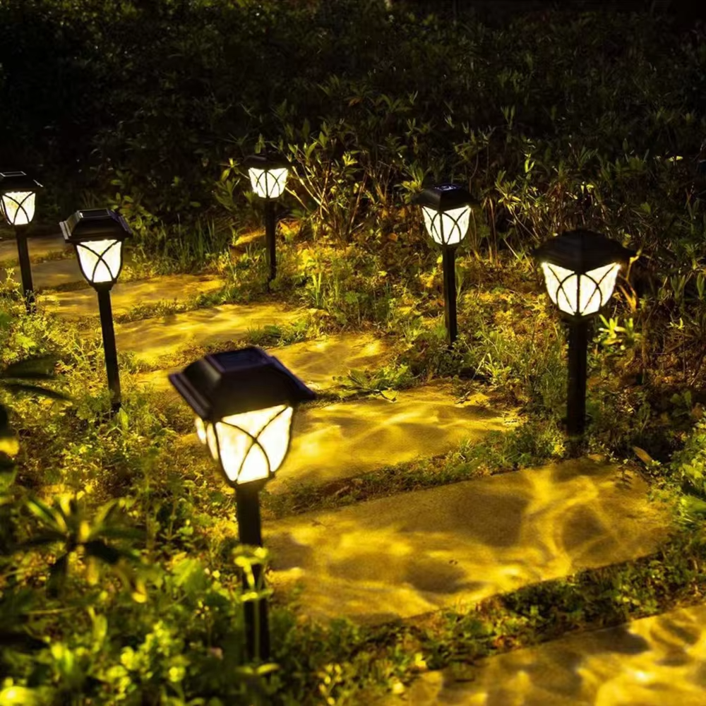 BowLift | 2-Pack Solar-Powered LED Garden Lights for Pathway and Landscape