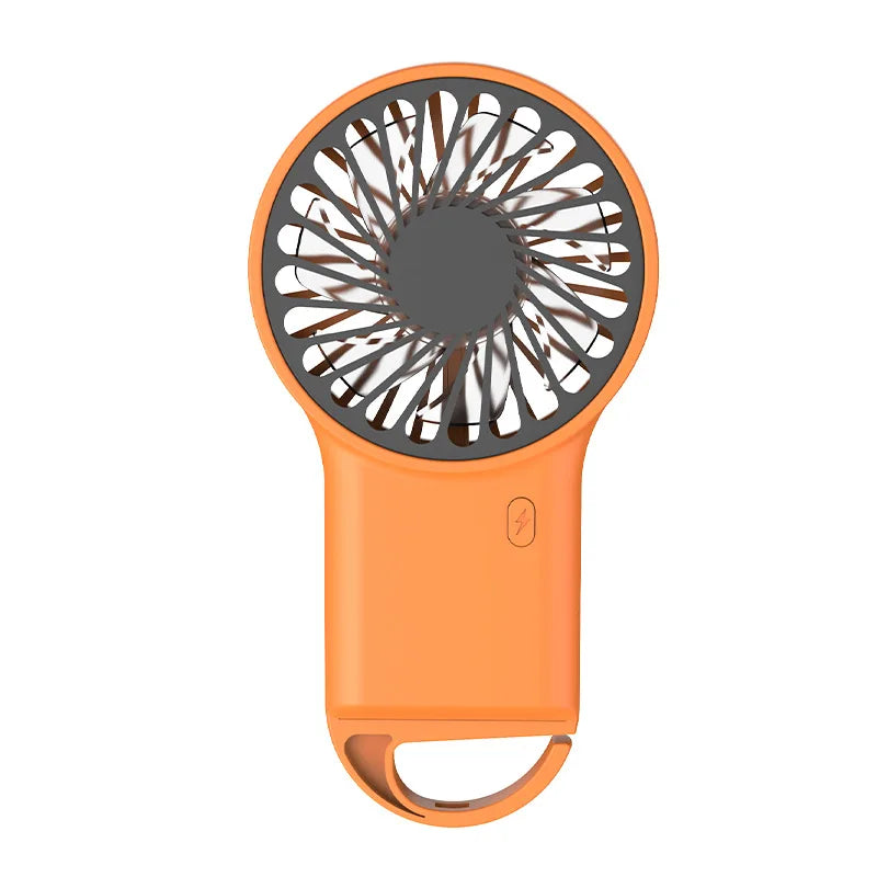 BowLift | Airivio Mini Fan | Foldable & USB-C | Quiet & Portable | With Carabiner & Battery
