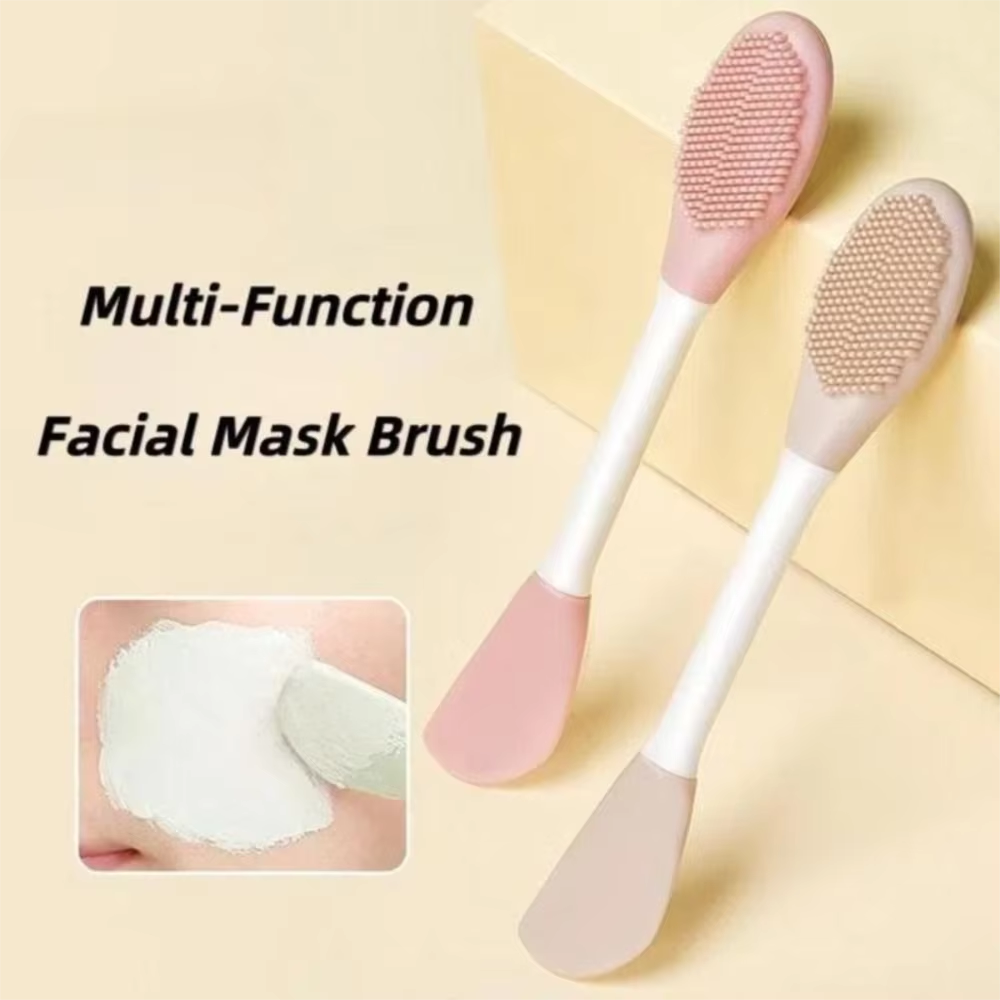 BowLift | Double Head Silicone Face Mask Brush and Facial Pore Cleaner