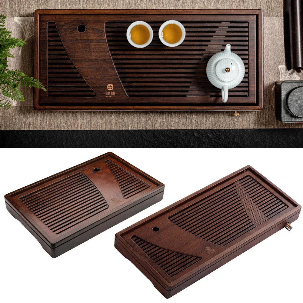 BowLift | Bamboo Solid Wood Tea Ceremony Tray