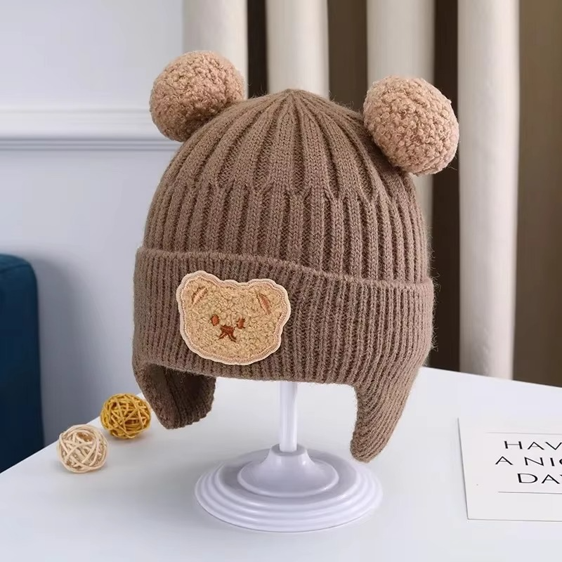 BowLift | Cozy Baby Knit Hat with Bear Ears for Winter Warmth