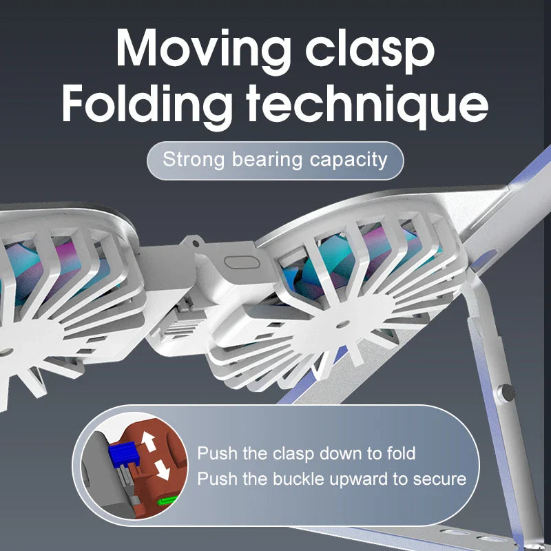 BowLift | Foldable Aluminum Laptop Cooling Stand