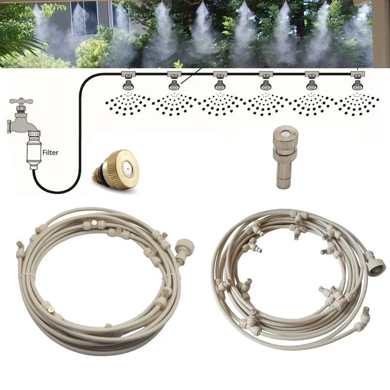 BowLift | Irrigation system for the garden – Drip irrigation kit with adjustable spray head and accessories