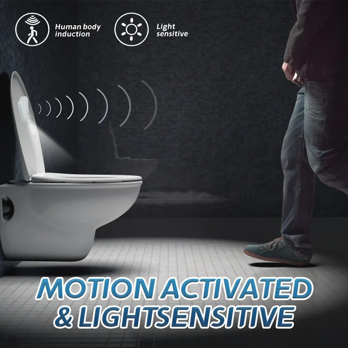 BowLift | Backlit Toilet LED Sensor Projector