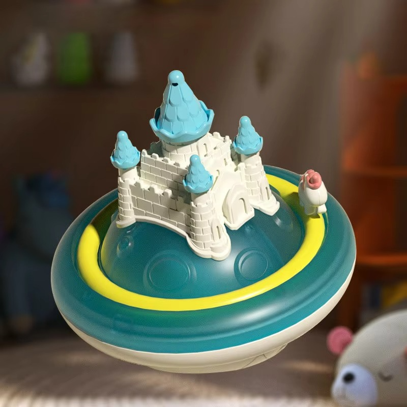 BowLift | LED Light-Up Rotating Water Spray Bath Toy for Kids