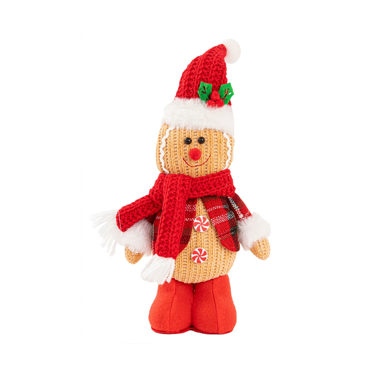 Creative Standing Plush Gingerbread Man Ornament