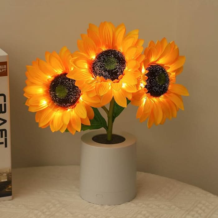 BowLift | Shimmering Sunflower LED Table Lamp