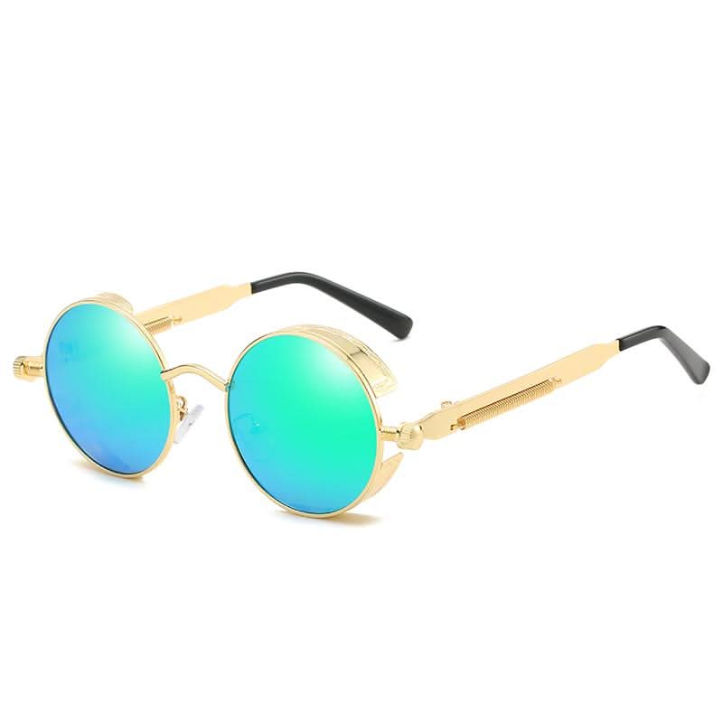 BowLift | Vintage Round Steampunk Sunglasses Polarized UV400