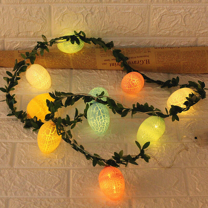 BowLift | Easter Cracked Egg Rattan String LED Decorative String Lights
