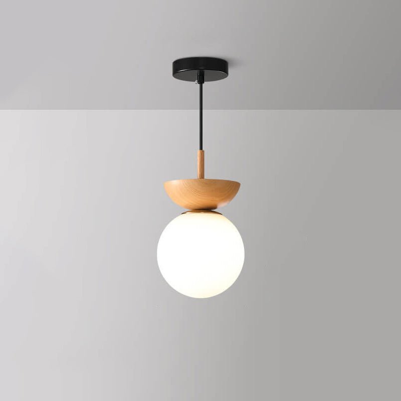 BowLift | Hikari Japanese LED Ceiling Light – Minimalist Wooden Frame Zen Lamp
