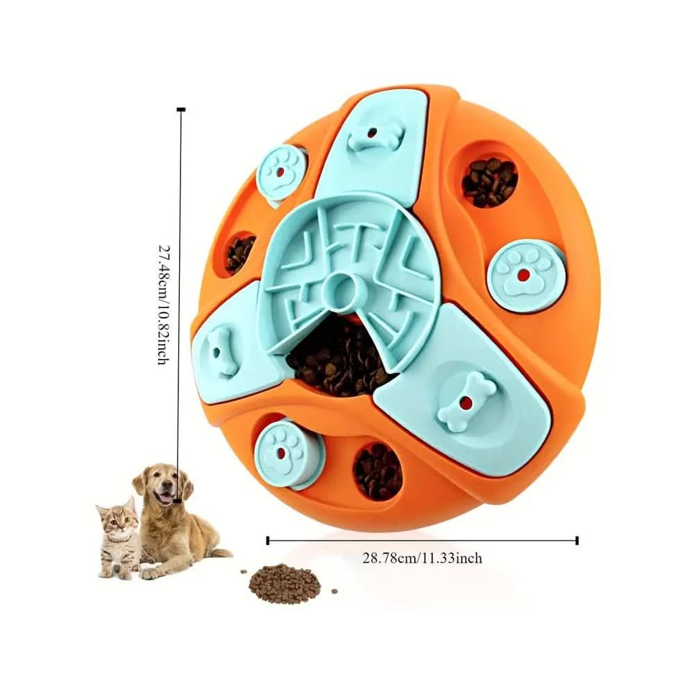 BowLift | Interactive Anti-Sloshing Bowl for Dogs with Rotating Function & Treat Game