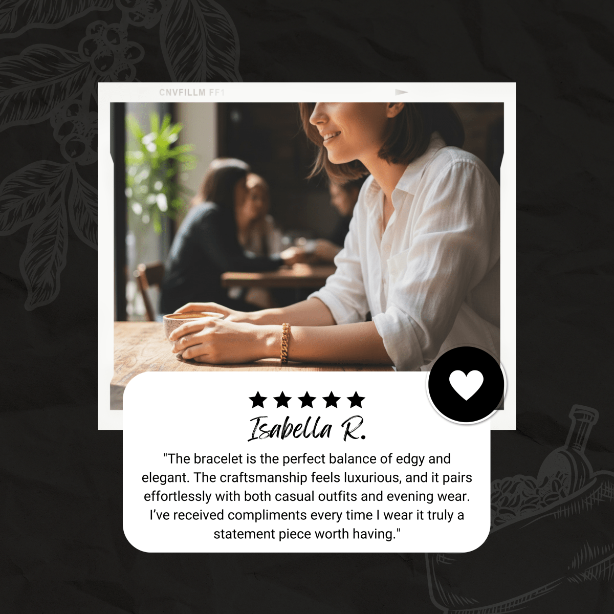 BowLift | Armored Chain Stainless Steel Bracelet with Adjustable Design