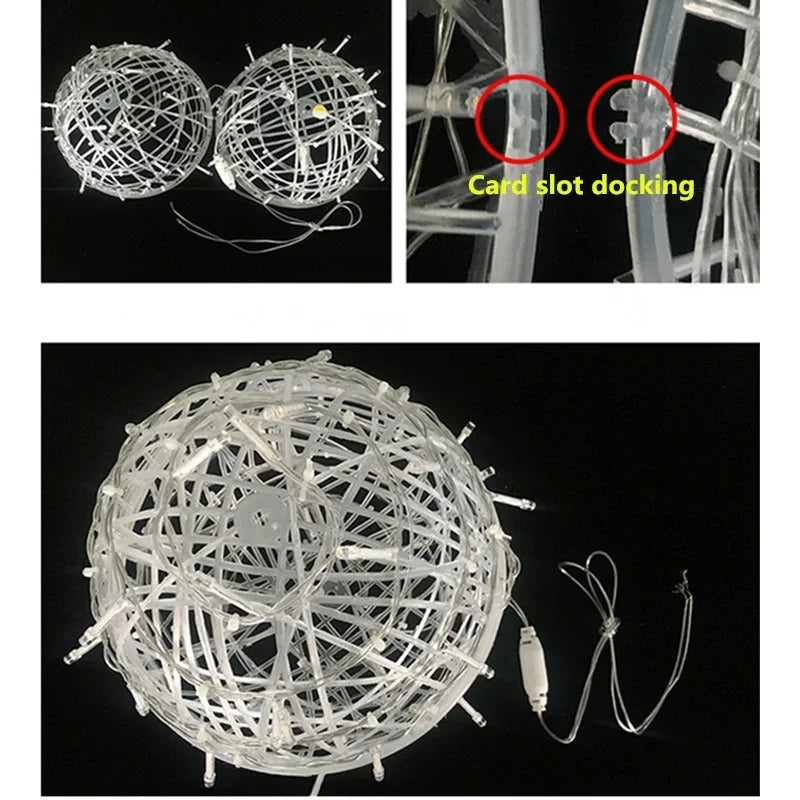 BowLift | Sphere - Rattan Party Lighting