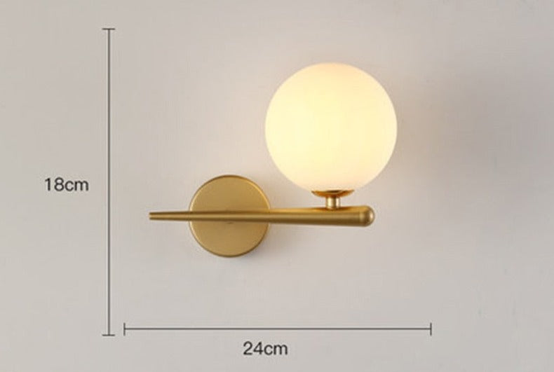 BowLift | BulbAura - Scandinavian Wall Lamp