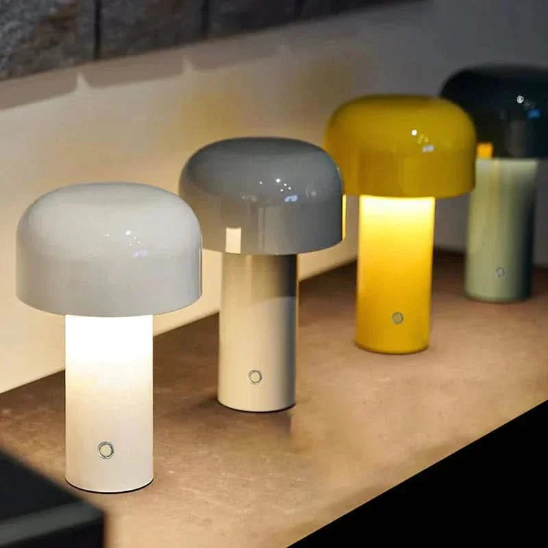 BowLift | Italian Mushroom Dimmable Cordless LED Table Lamp