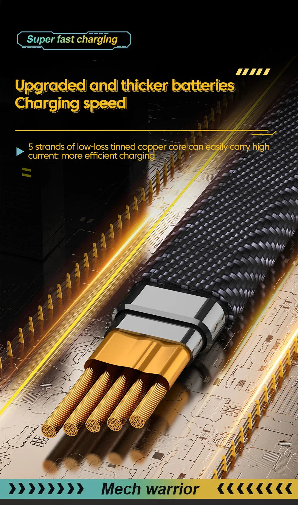 BowLift | Ultra Strong 4 in 1 Fast Charge Data Cable