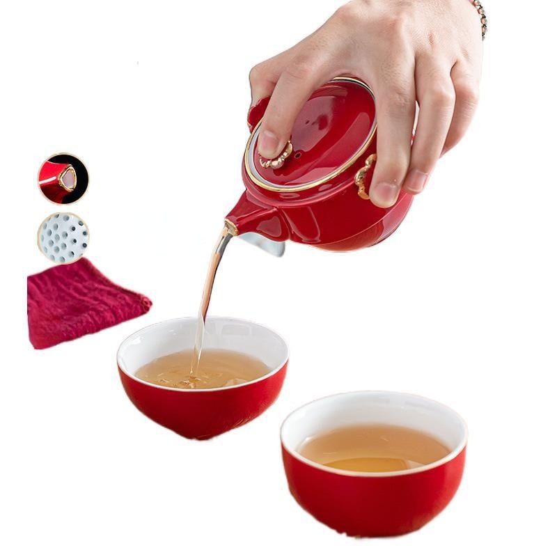 BowLift | Luck Cat Ceramic Quick Cup Tea Set