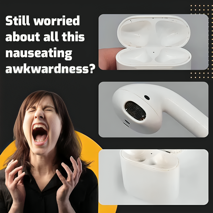 BowLift | SoundSweep – For crystal clear sound & clean earbuds!