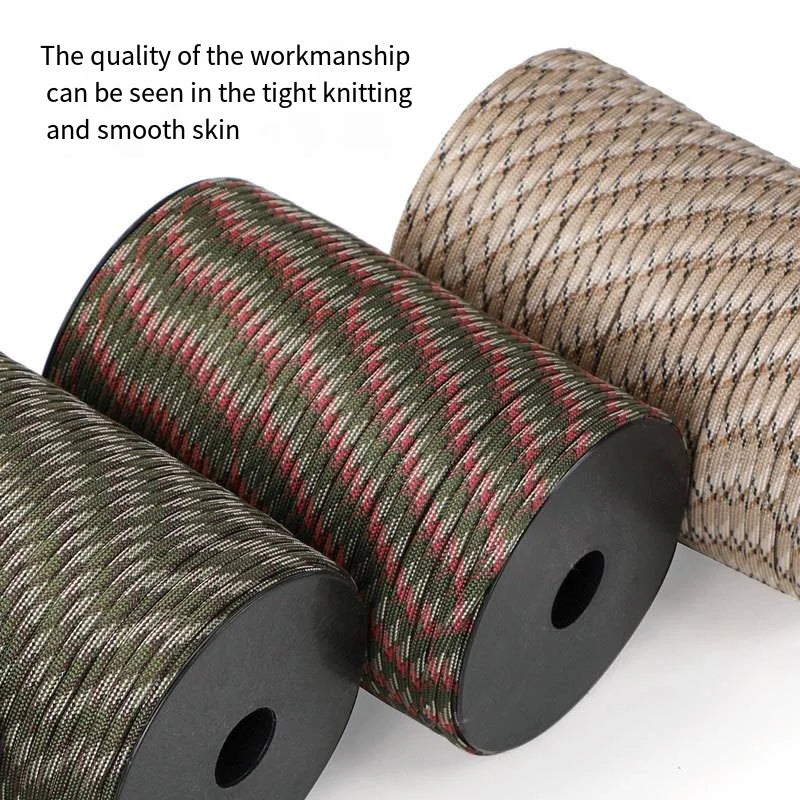 BowLift | 100m Survival Paracord – 9-Core Military 550 Paracord Rope for Outdoor & Crafting