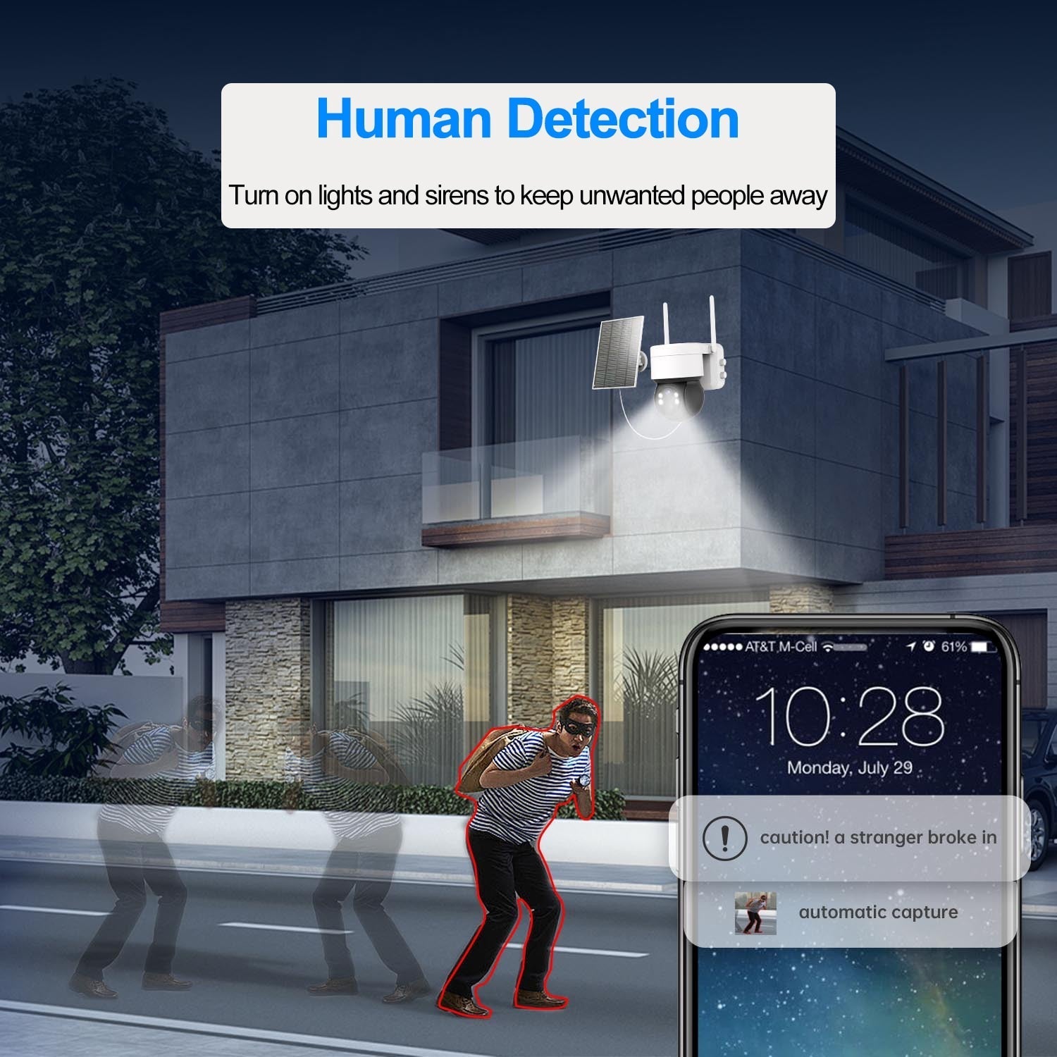 BowLift | Outdoor WiFi Solar-Powered Security IP Camera