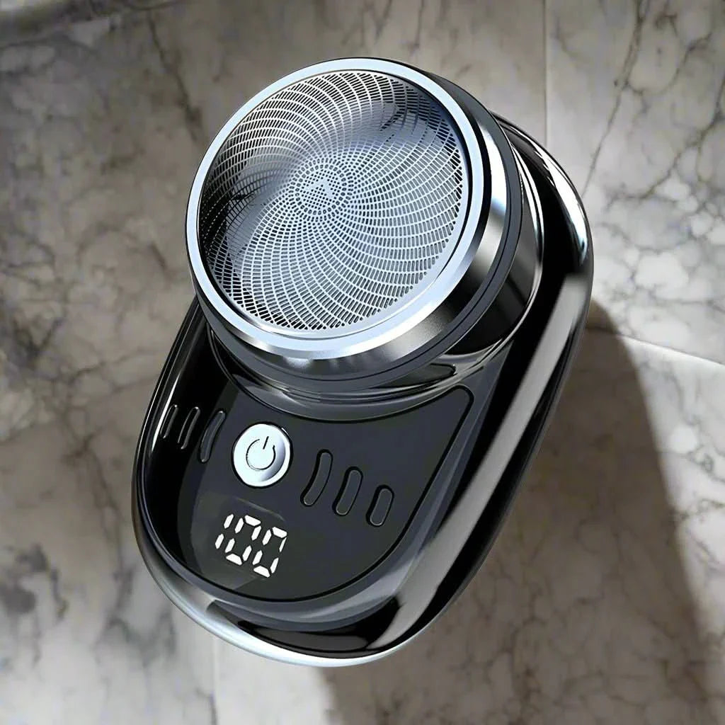 BowLift | Compact USB shaver for travelling with digital battery display