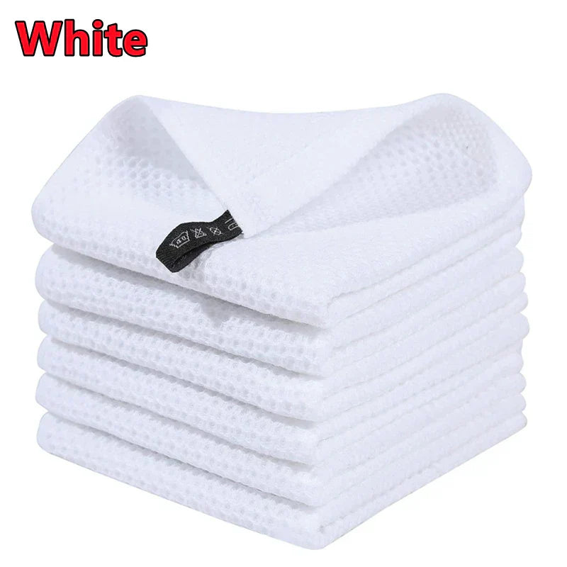 BowLift | EcoWaffle Dish Towel | 100% Cotton | Absorbent & Quick-Drying | Honeycomb Design