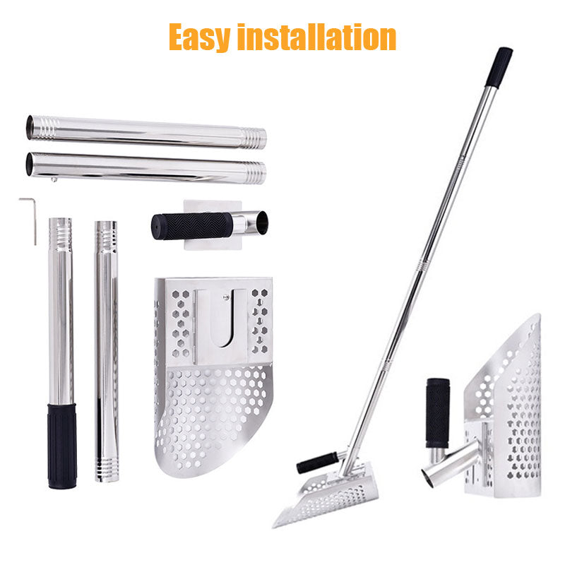 BowLift | Stainless Steel Sand Shovel Gold Panning Shovel, Sea Shovel Metal Detection Outdoor Beach Shovel