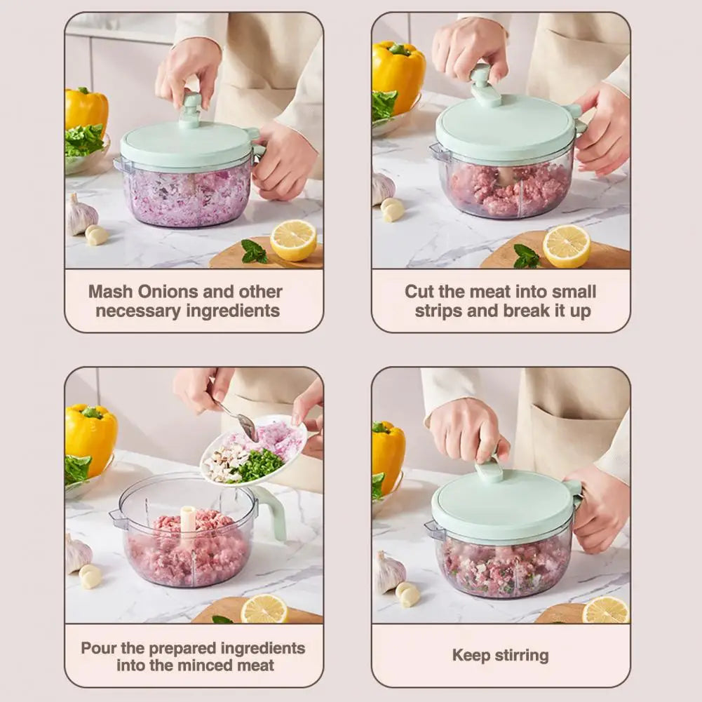 BowLift | Manual Portable Fresh Cut Veggie Chopper