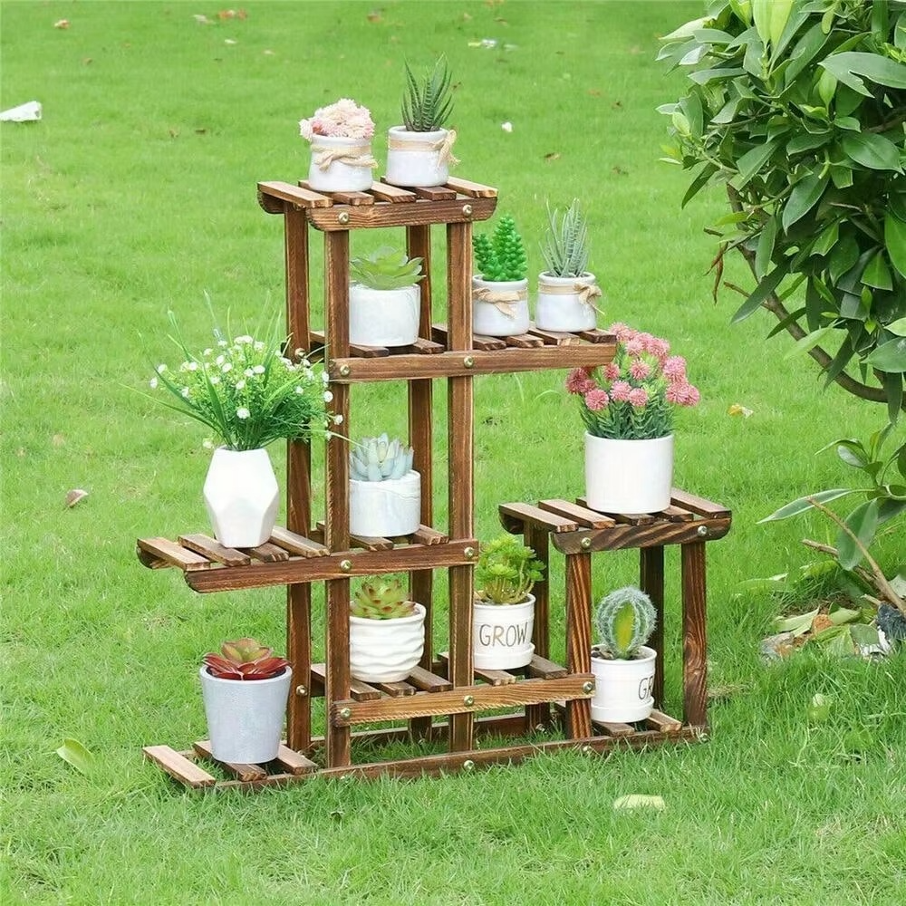 BowLift | Adjustable 9-Tier Corner Plant Display Stand