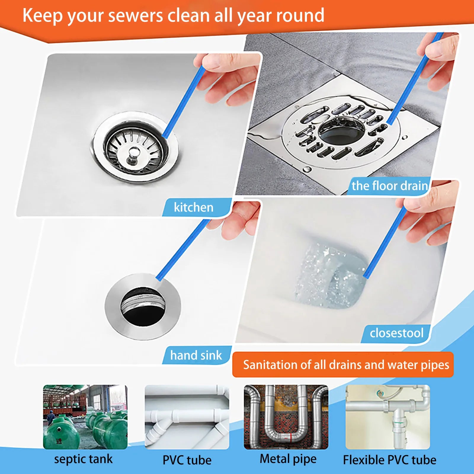 BowLift | Pipeline Decontamination Sticks Pack of 12