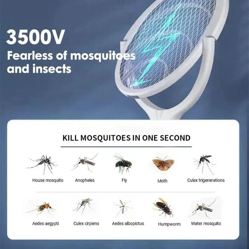 BowLift | 5-in-1 mosquito repellent with insect swatter & LED lamp