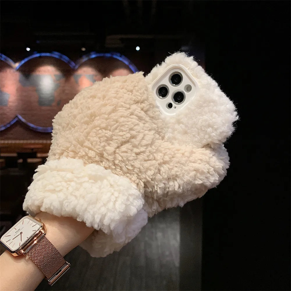 BowLift | Fluffy Fur iPhone Case Glove