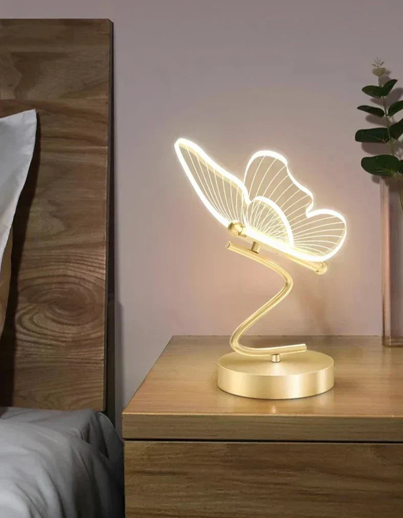 BowLift | Aetherwing™ | LED Butterfly Table Lamp | Modern Design with Adjustable Brightness | Perfect for Living Room & Bedroom