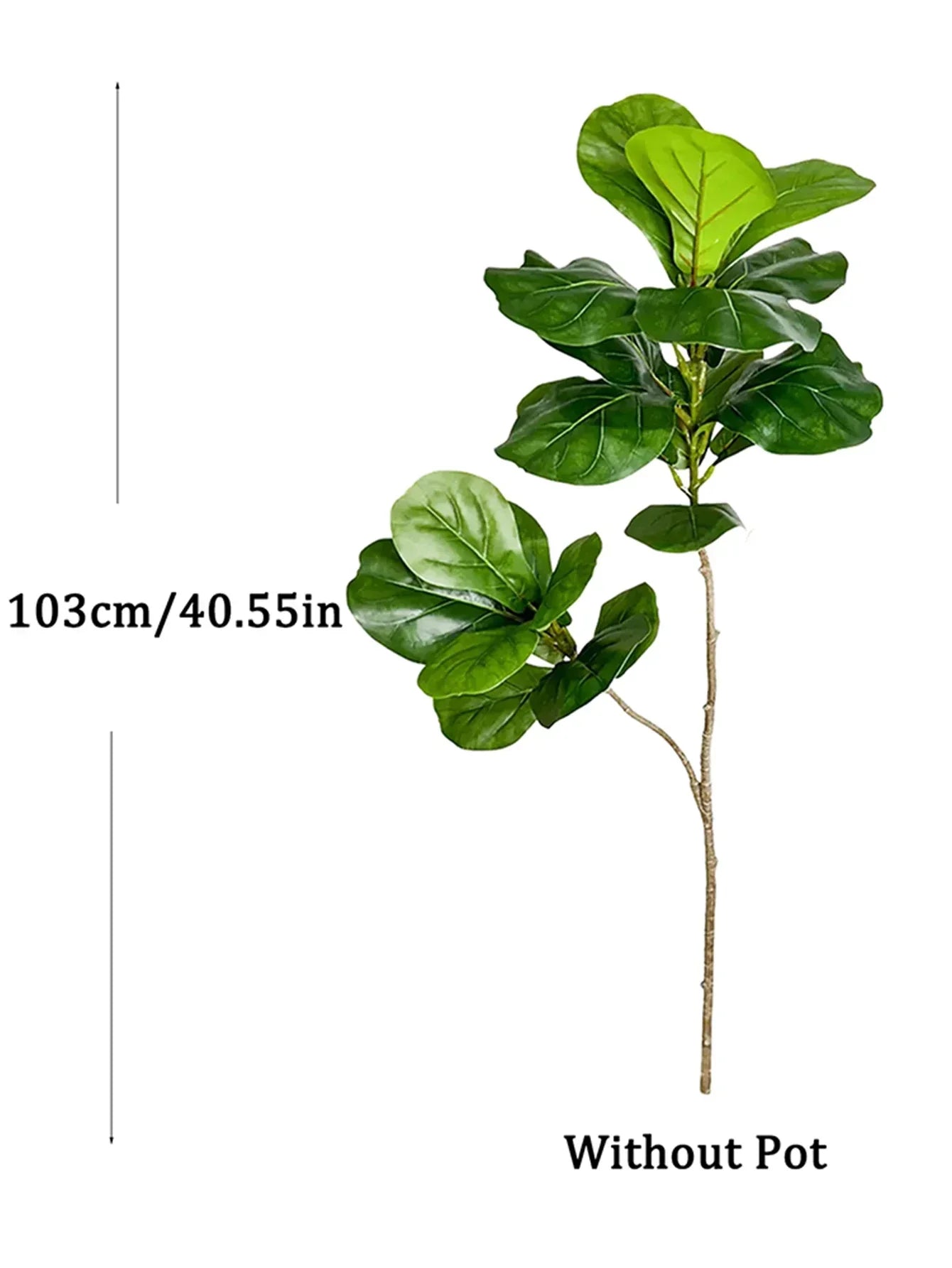 BowLift | Floraviva Artificial Plant Ficus | Realistic Appearance | 70β135 cm | For Indoor & Outdoor