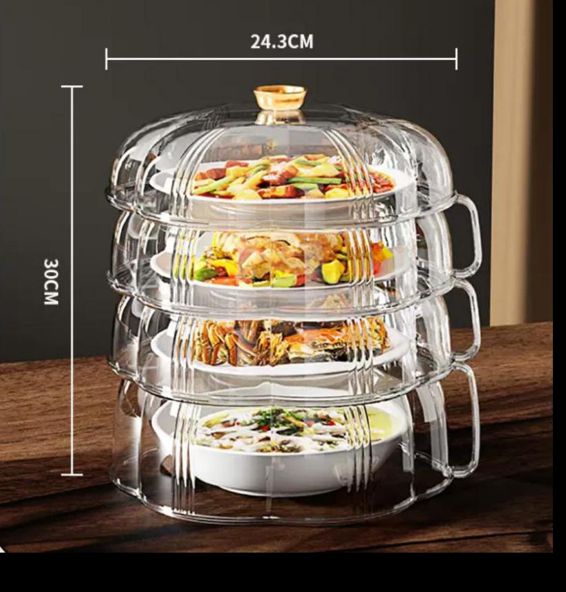 BowLift | Heat Protector Stackable Food Cover
