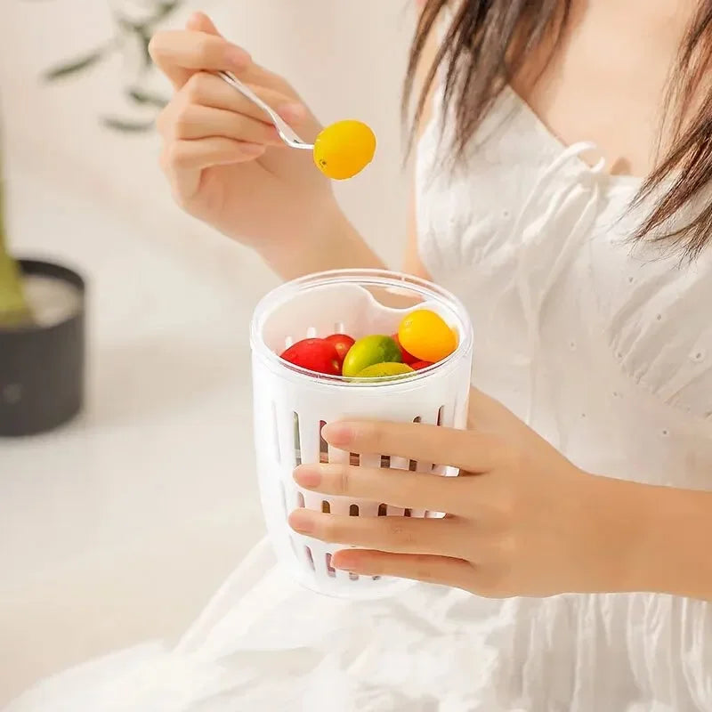 BowLift | Long Lasting Portable Drain Fruit Cup