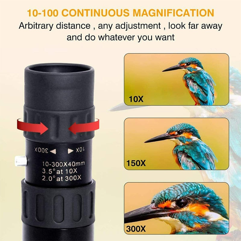 BowLift | 10-300X Zoom Telescope For Cell Phone